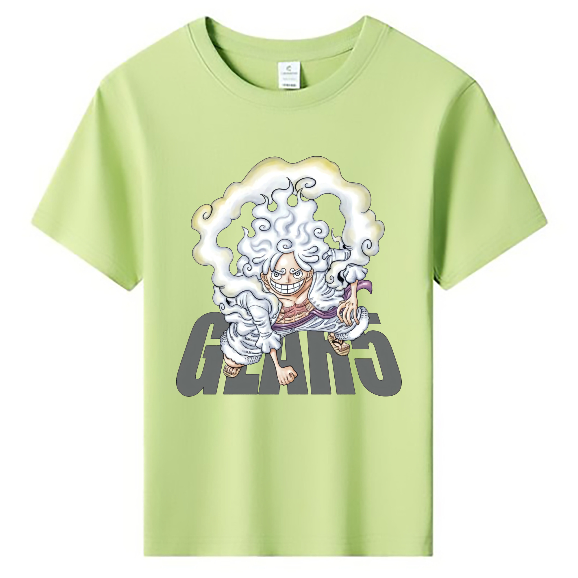 ワンピース モンキー・D・ルフィ ONE PIECE Monkey D. Luffy 綿100％キッズTシャツ（フロントプリント）